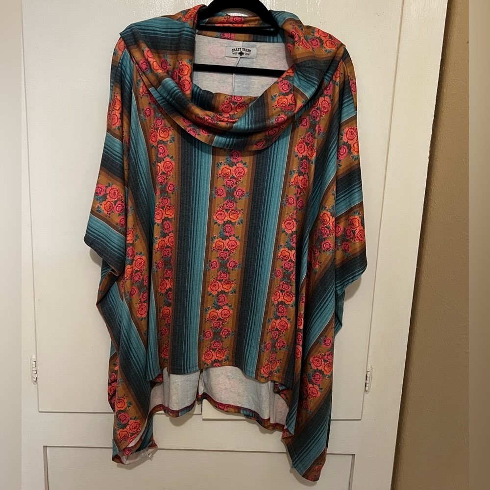 Crazy train poncho